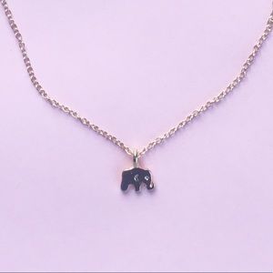 NEW • gold elephant necklace
